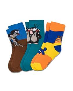 koaa – Die Sendung mit der Maus “Große Freunde” – Socks 3er-Pack Unisex Multicolor (DE/NL/SE/PL, Numerisch, 29, 34, Regular) von koaa