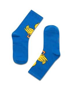 koaa Sendung mit der Maus – Die Ente Quak – Easy Socks Socken Unisex Kids und Erwachsene blau von koaa