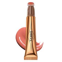 Beauty Wand Flüssiger Rouge Stick Make Up Highlighter Stick Flüssige Kontur Beauty Wand Mit Applicator Befestigt, Schimmer Lange Anhaltende Seidige Creme Gesicht Highlighter Bronze Make-up Stick von komsoup