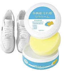 White Shoe Cleaning Cream, Shoe Stain Remover For White, Shoe Cleaner For White Sneake, Shoes Whitening Cleansing Gel, Effectively Dissolves Dirt, For Fiber Cleaning von komsoup