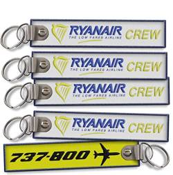 Ryanair Crew, bestickter Schlüsselanhänger von koolkrew