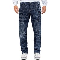 Kosmo Lupo 5-Pocket-Jeans Auffällige Regular Fit Hose Jeans BA-KM006 mit Verzierungen von kosmo lupo