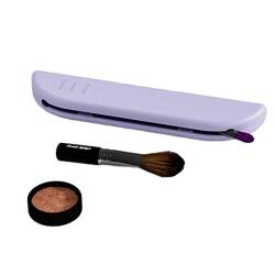 Kot-au Make-up-Pinsel-Reiseetui aus Silikon | Make-up-Pinsel-Halter für unterwegs, kleine wasserdichte Make-up-Pinseltasche von kot-au