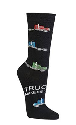 krautwear Herren Damen 2 Paar Bunt Gemusterte Sneaker Socken Strümpfe 30. Geburstag Papa Mama Geschenkideen (Trucks, 42-47) von krautwear