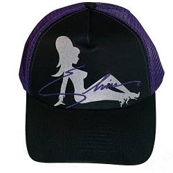 kreepsville 666 Elvira Mistress of the Dark Purple Mesh Trucker Girl Snapback Hat, Mehrfarbig, Einheitsgröße von kreepsville 666