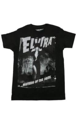 kreepsville 666 Elvira T-Shirt Comic Herrin der Dunkelheit Unisex Gotisch T-Shirt, Schwarz, 2XL von kreepsville 666