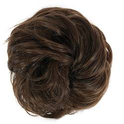 2024 Perücke, Extensions Wrap Messy Hair Bun Scrunchie Curly Bun Hair Extension Piece Hochsteckfrisur Perücke Perücken for schwarze Frauen Echthaar Lace Front (Color : G, Size : One Size) von ksjfjrhw