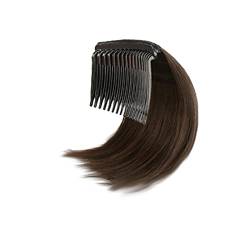 2024 Perücke, Haarkamm simuliert faule Perücke Haarpuder Haar Haarkamm Pad Puff Top Erhöhung weibliche Erhöhung Pad Pad Haarspangen aus Kunststoff (A, Einheitsgröße) (Color : B, Size : One Size) von ksjfjrhw