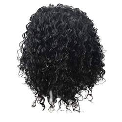 2024 Perücke, Lace Front Perücke Haar Human Bob Wave Brasilianische Spitze Curly Short Wig Front Black Water Perücke von ksjfjrhw