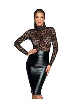 Luxury & Good Dessous Damen Spitzenkleid mit Powerwetlook M1470 3XL von lLuxury & Good Dessous