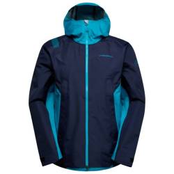 La Sportiva - Discover Shell Jacket - Regenjacke Gr M blau von la sportiva
