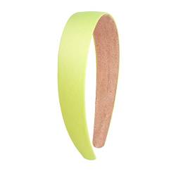 Haarreifen für Frauen, hohe Zähigkeit, Frisurdekoration, leicht, mehrere Farben, Damen-Stirnband für den Alltag, fluoreszierendes Gelb von lamphle