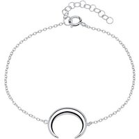 lanii Silberarmband lanii Armband Halbmond für Damen aus Sterlingsilber von lanii