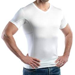 laulas Anti-Schweiß Funktionsunterhemd Light Herren - T-Shirt mit Innenschicht aus saugstarkem Frottee gegen Achselnässe - M von laulas