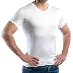 laulas Anti-Schweiß Funktionsunterhemd Light Herren - T-Shirt mit Innenschicht aus saugstarkem Frottee gegen Achselnässe - XL von laulas