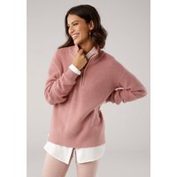 Laura Scott Strickpullover mit Troyer-Kragen von laura scott