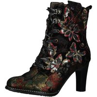 LAURA VITA Stiefelette Leder/Textil Schnürstiefelette von laura vita