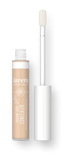 Radiant Skin Concealer -Light 02 - Abdeckung von Augenringen & Unreinheiten - bis zu 8 Stunden Halt- feuchtigkeitsspendend - vegan - Naturkosmetik (1x 5,5 ml) von lavera