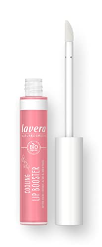 lavera Cooling Lip Booster - seidig weiche Lippen - Intensiver Glanz - Federleichte Textur - vegan - Naturkosmetik (1x 13,6 g) von lavera