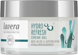 lavera Hydro Refresh Creme-Gel - mit Alge und Hyaluronsäure - spürbarer Frische-Effekt - vegan - Naturkosmetik - 50 ml von lavera