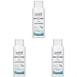 lavera Neutral Dusch-Shampoo - 2 in 1 Shampoo & Duschgel mit Bio-Nachtkerze - für Haut & Haar - Seifenfreie milde Rezeptur - Neurodermitis -Naturkosmetik - vegan - Bio (1 x 200 ml) (Packung mit 3) von lavera