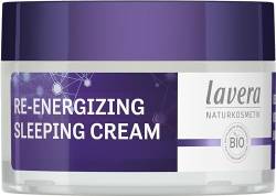 lavera Re-Energizing Sleeping Cream - natürliche Zellerneuerung - Revitalisiert Hautbild - feuchtigkeitsspendend - vegan - Naturkosmetik - 50 ml von lavera