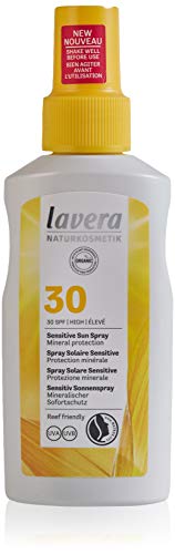 lavera Sensitive Sun Spray LSF 30 • Sonnenpflege • Naturkosmetik • vegan • zertifiziert • 100ml 110613 von lavera