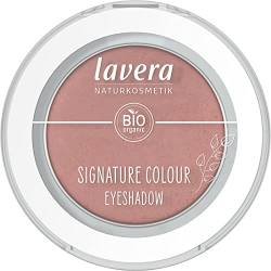 lavera Signature Colour Eyeshadow -Dusty Rose 01- rosa -Bio-Mandelöl & Vitamin E - Vegan - matt - Intensive Farbabgabe (1 Stück) von lavera