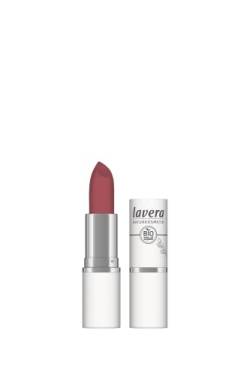 lavera Velvet Matt Lipstick - Pink Coral 05 - Naturkosmetik - Angenehmer , kein Austrocknen der Lippen - Glutenfrei - Lang anhaltend - 4,5g von lavera