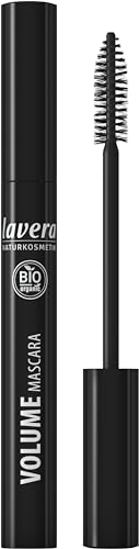 lavera Volume Mascara - schwarze Wimperntusche - für Volumen, Schwung & Definition - natürliches Make-Up - Naturkosmetik - vegan - Bio (1 x 9 ml) von lavera