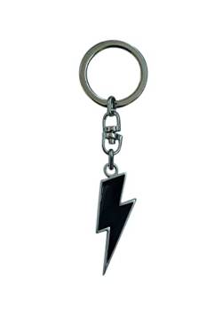 lazzaro italy Blitz Schlüsselanhänger - Versilbertes Handgefertigtes Juwel Schmuckstück für Männer und Frauen - Anhänger Symbol der Energie. Lightning H 5 cm von lazzaro italy