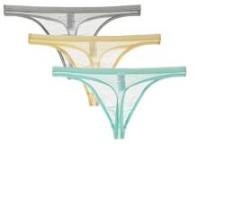 lclvld Herren String Erotik Mini Thongs G-String Low Rise Transparent Atmubgsaktiv String Tanga Unterhose von lclvld