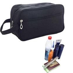 10 Stück Herren Reisetasche Kulturbeutel – Wasserabweisende Make-up-Tasche | Rasiertasche für Toilettenartikel Zubehör, Aufbewahrungstaschen mit Griff für Kosmetik und Toilettenartikel lear-au Lear-au von lear-au