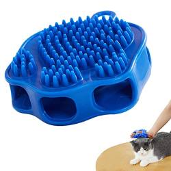 Hundedusche Bürste - Hundebürste für Badewanne - Doppelseitige Hundepflegebürsten Katzenbadebürste Beruhigende Massagebürste für Haustierreinigung Lear-au von lear-au