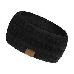 Strick-Stirnband | Flauschiges Fleece-gefüttertes Strick-Stirnband – Ohrenschützer für Männer, Frauen, Kinder bei kaltem Wetter Lear-au von lear-au