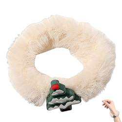 Weihnachtliche Haargummis – Flauschige Weihnachts-Haargummis für Kinder & Erwachsene – Weihnachten Niedliche Flauschige Haarbänder Scrunchies, von lear-au