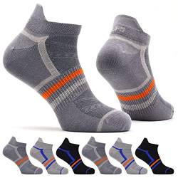 leffins 6 Paar Sportsocken Herrensocken Damensocken 43-46 Atmungsaktive Baumwolle Herren Damen Sneaker Socken Laufsocken Unisex Baumwollsocken Wandern Gehen Radfahren M6SPO_SFG von leffins