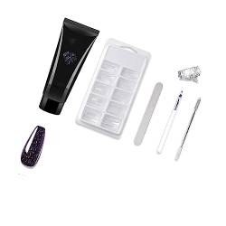 lerwliop Nagelverlängerungs Gel Set, professionelles Nagellack Set, praktische Handmaniküre Werkzeuge, Anfänger, Kinder, Make up Zubehör , Typ5 von lerwliop