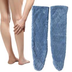 Damen Winterstrümpfe | Wintersocken lang über dem Knie hoch,Warme Korallen-Fleece-Socken, Slipper-Socken für den Heimgebrauch und Cosplay Leryveo von leryveo