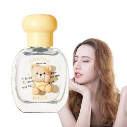 Fruchtige Parfüme für Frauen,25 ml transparenter Duftnebel in Bärenform mit fruchtig-blumigem Duft - Langanhaltend duftendes Körperspray für positive, lebendige Damen Leryveo von leryveo
