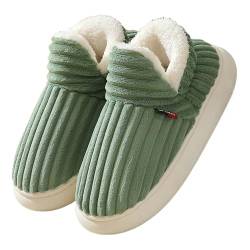 Hausschuhe für Damen - Orthopädische Sohlen, rutschfeste Abnutzungsrutschen,Bequeme Indoor-Outdoor-Scuff-Slides, Slip-On-Winter-Fuzzy-Hausschuhe für Männer und Frauen Leryveo von leryveo