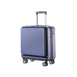 lesulety Kleiner Koffer mit Rädern Aluminium Koffer ABS + PC Koffer mit Dual Control TSA Lock Kabine Koffer für Geschäftsreisen,3,18in von lesulety