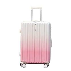 lesulety großer Koffer leichte Koffer groß Geräumiger Koffer mit Farbverlauf Geeignet für Geschäftsreisen und Reisen,4,22in von lesulety