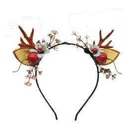 Haarnadel Weihnachtsschmuck Haarschmuck für Mädchen Stirnband Double Bangs Frisur Haarnadel Weihnachtsstirnband Haardeko für Mädchen von letaowl