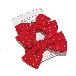 Haarnadeln 2 teile/satz Schleife Mit Clips Elegante Doppelschicht Dot Bowknot Haarnadeln Haarspange Für Frauen Mädchen Haarschmuck von letaowl