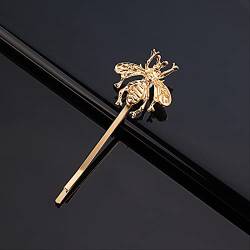 Haarnadeln Damenmode Stil Mädchen Exquisite Gold Biene Haarnadel Seitenspange Elegante Haarspangen Haarspangen Süße Kopfbedeckung Haarschmuck von letaowl