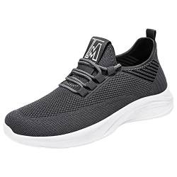 Sommerschuhe Herren Sportschuhe Mesh Atmungsaktiv Jogging Schuhe Schwarze Turnschuhe Leichte Freizeitschuhe Herren Sportlich Sport Shoes for Men Herrenschuhe Sneaker Größe 44 von liaddkv