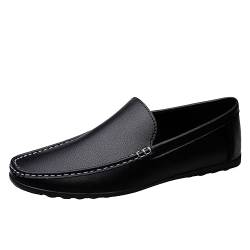 liaddkv Herren Lazy Shoes Low Top Soft Sole Soft Top Herrenschuhe Schuhe Überzieher Herren (Black, 40) von liaddkv