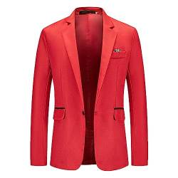 liaddkv Herren Sakko Modisch Sportlich Jacken Anzug Sakko Männer Gentleman Jacken Mantel Mode Smoking Blazer Herren Slim Fit Einknopf Anzugjacke Herren Blazer Jackett Anzugjacke Herren Schwarz Xxxl von liaddkv