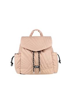 libbi Women's Rucksack mit Steppmuster, Peach von libbi